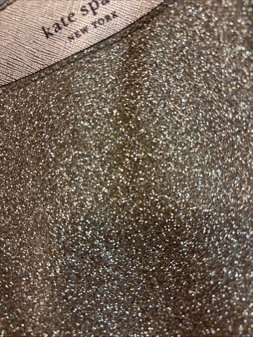 kate spade Rose Gold Glitter Tote